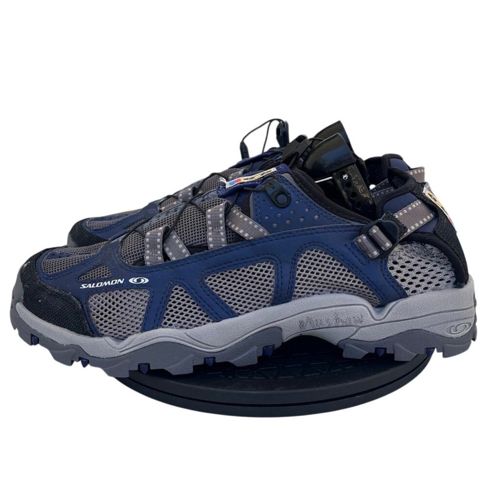 Mens Salomon Techamphibian Mesh Casual Running Trail Hiking Shoes SZ 11.5 Gray